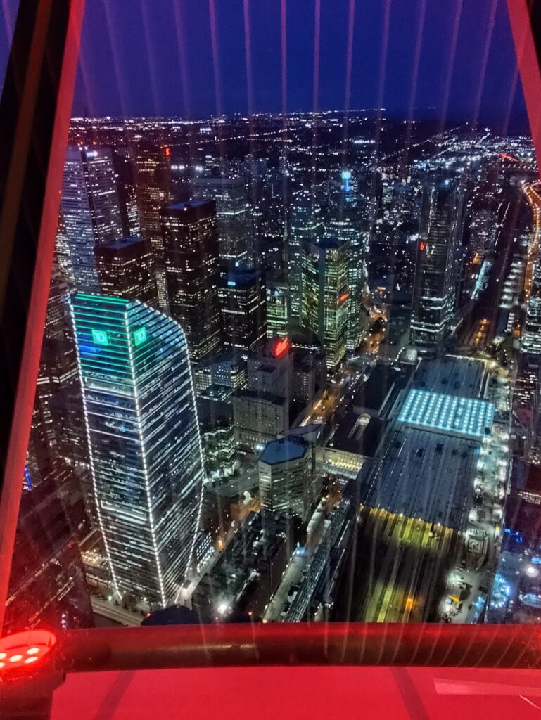 CN Tower observation deck and glass floor Toronto