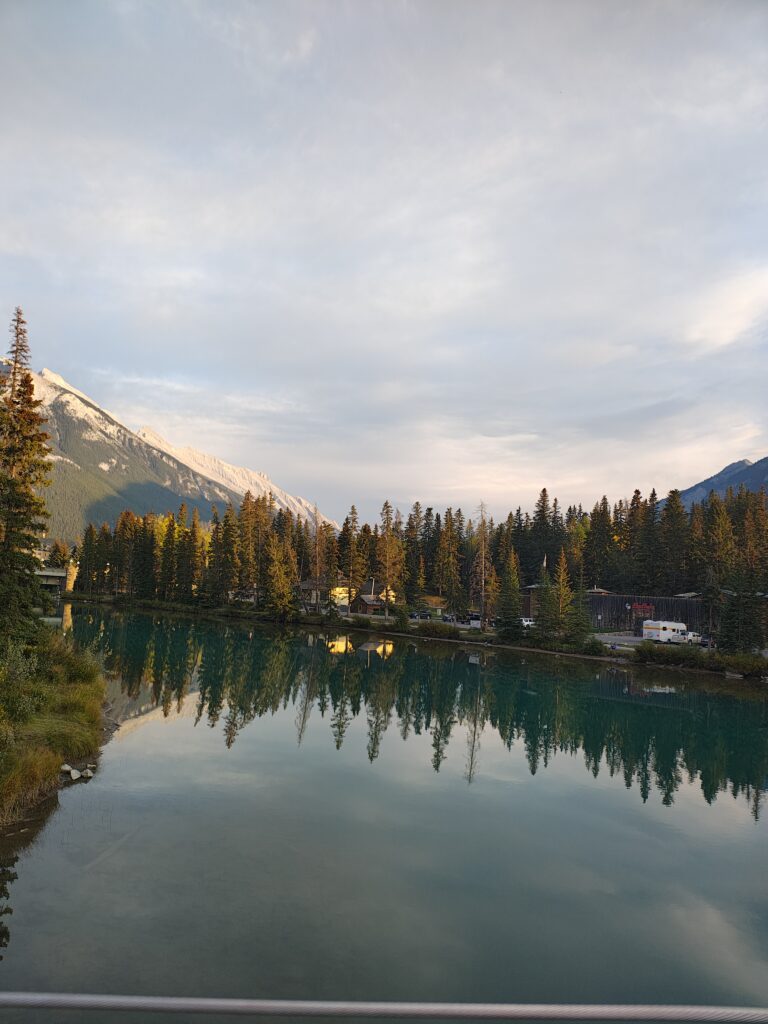 Serene beauty of river Bow