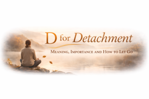 Detachment meaning letting go inner peace A to Z challenge